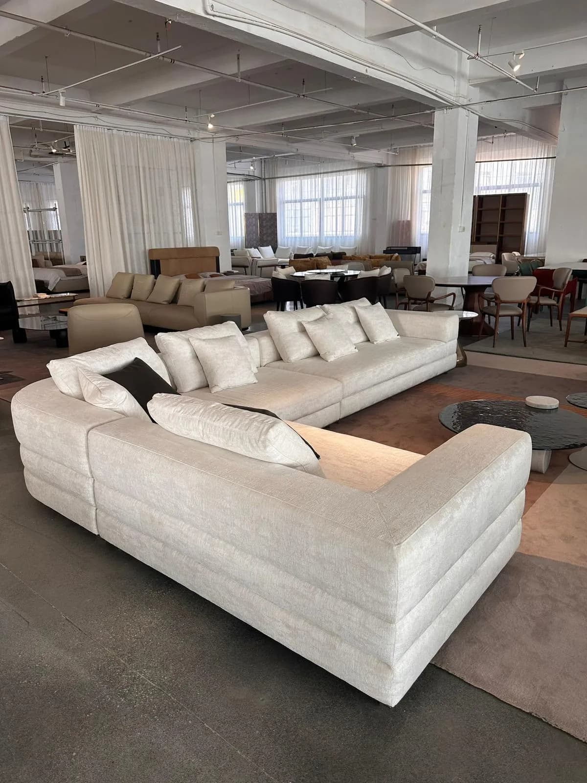 Cloud Sectional Sofa — Linen upholstery