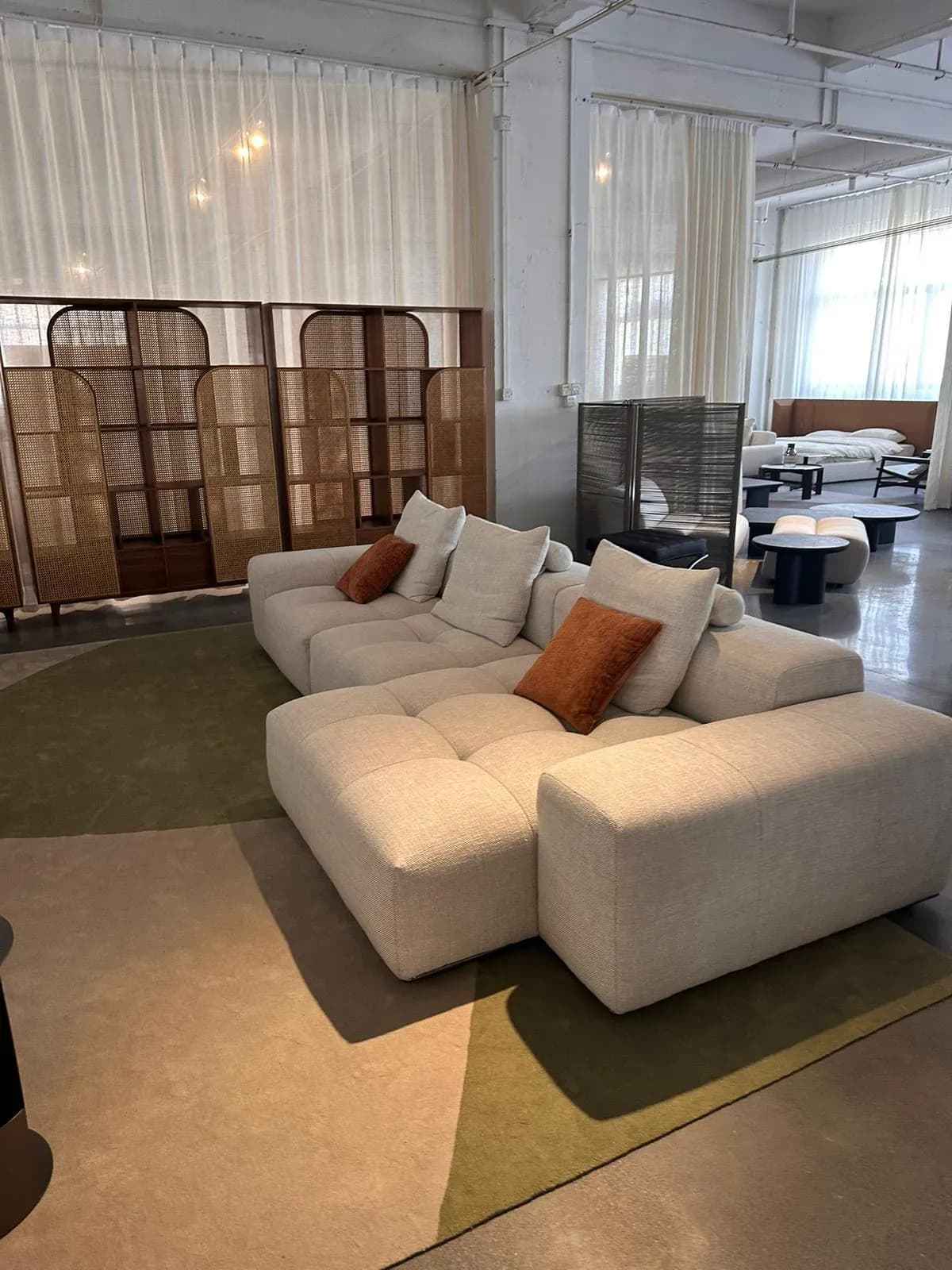 Cloud Modular Sectional — Linen upholstery