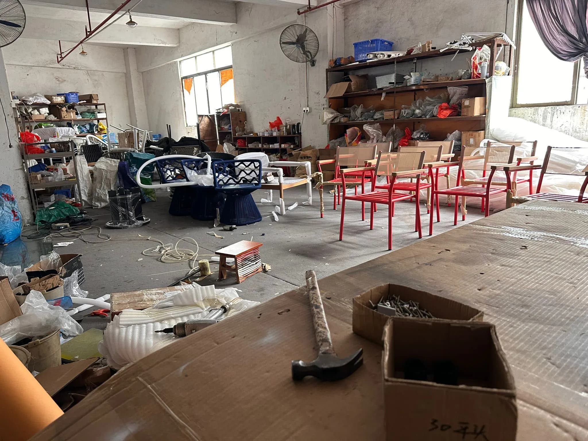 Woven Rush Chair — rattan or woven rush